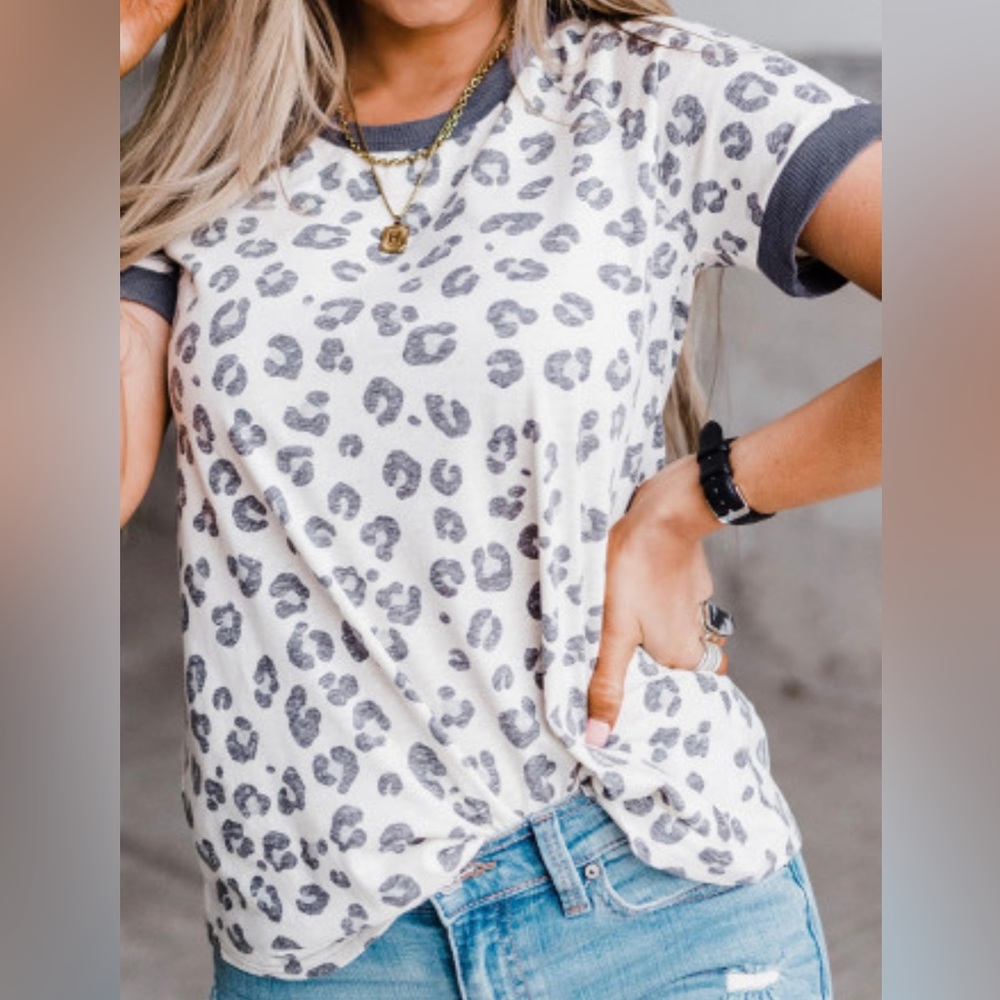 Gray Cheetah T-Shirt